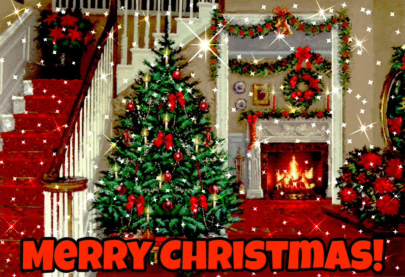 Merry Christmas GIFs - 64 Beautiful Animated Greeting Cards