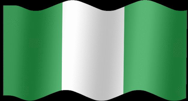 Nigérie vlajky GIF - 14 animovaných vlajek zdarma