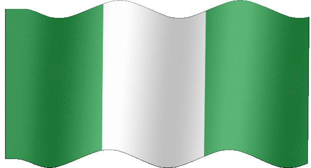 Nigeria flaggar GIF - 14 animerade viftande flaggor gratis