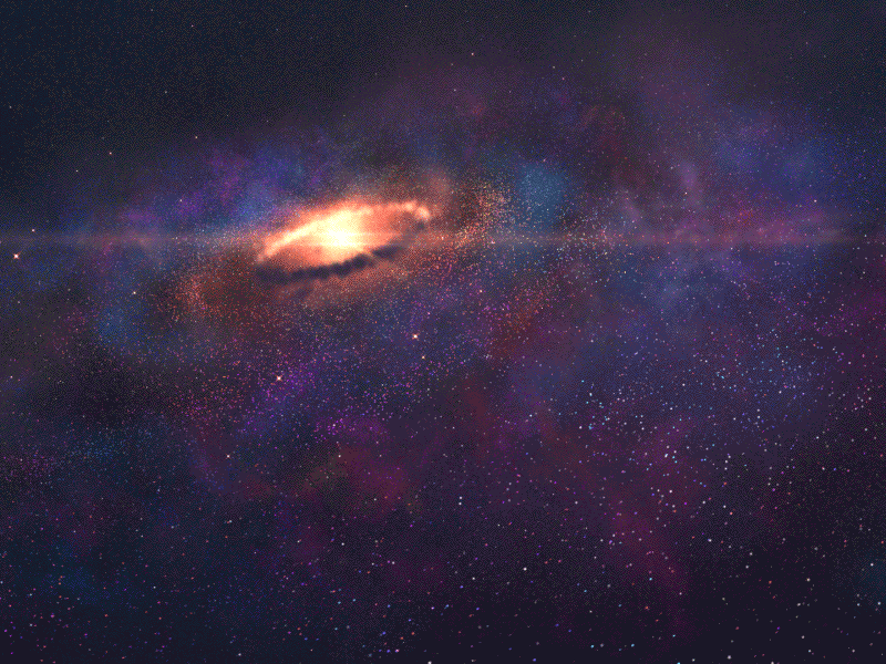 Vackra GIFs av rymden och universum - 100 animerade bilder