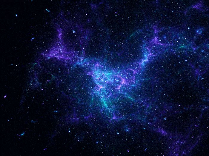 GIFs bonitos do espaço e do universo - 100 imagens animadas
