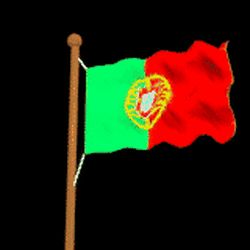 GIFy Flaga Portugalii - 20 najlepszych falujących flag