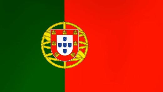 GIFs der portugiesischen Flagge - 20 besten wehenden Fahnen