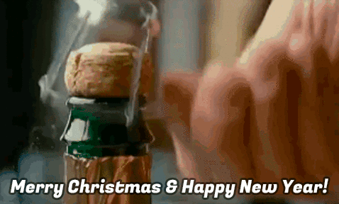 Merry Christmas and Happy New Year GIFs - 50 Animated Cards