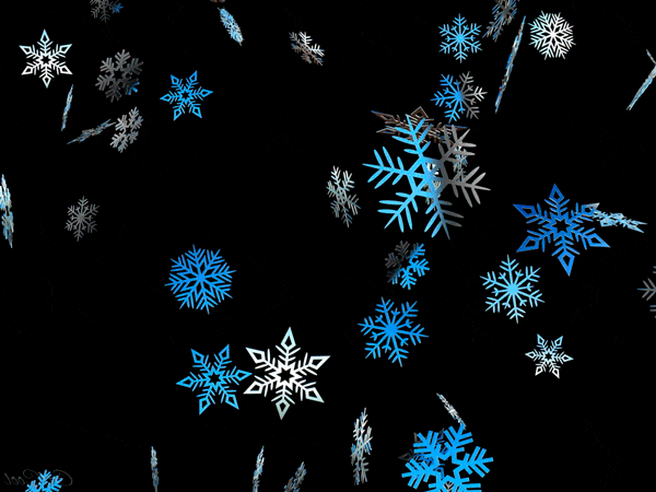 GIF de flocons de neige - Plus de 100 images et cliparts animés