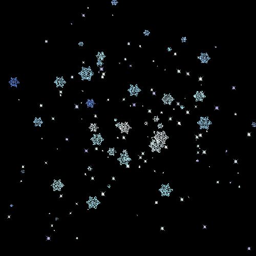 Гифки Снежинки - Более 100 анимированных GIF-клипартов