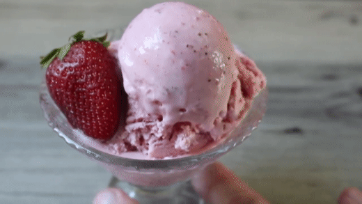 Strawberry Ice Cream GIFs - 27 Delicious Animations