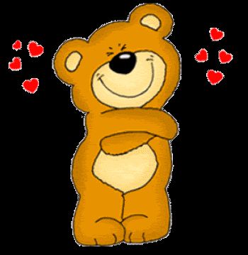 Teddy Bear Hugs on GIFs - 30 Cute Animated Images For Free