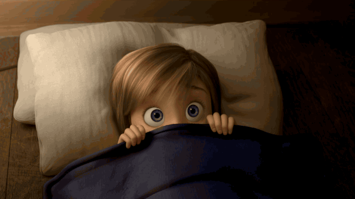 Emoce strachu, hrůza na GIFech - 100 animovaných obrázků