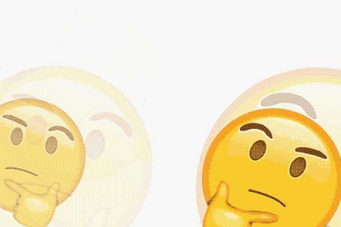 Le GIF di emoji pensanti