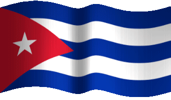 GIFy flagą Kuby - 20 animowanych obrazów do bezpłatnego użytku
