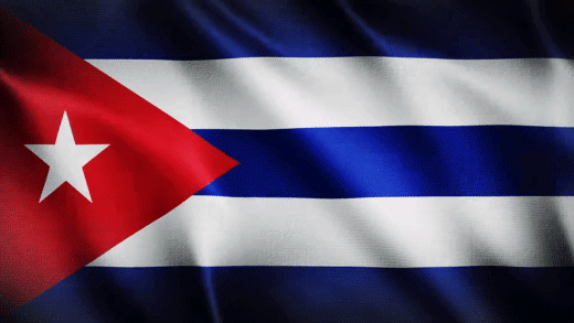 GIFy flagą Kuby - 20 animowanych obrazów do bezpłatnego użytku