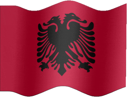 GIFs du drapeau albanais - 20 images animées pour vos présentations