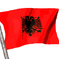 GIFs of The Albanian Flag - 20 Animated Images For Your Presentation