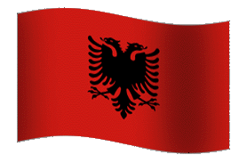 GIFy albánské vlajky - 20 animovaných obrázků pro vaše prezentace