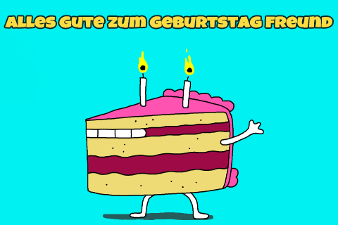 Alles Gute zum Geburtstag Freund GIFs - 50 animierte Grußkarten gratis
