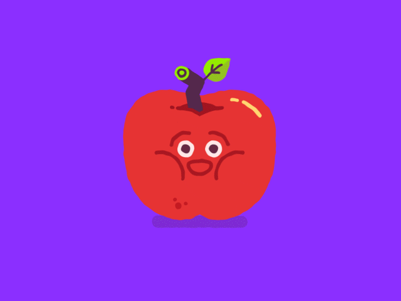 Pommes GIF - 100 images animées de ces fruits merveilleux