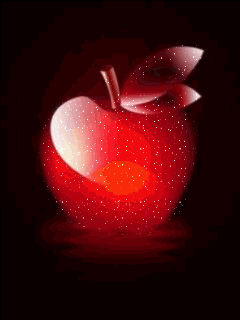 Jablka GIF - 100 animovaných obrázků těchto úžasných plodů