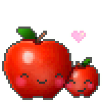 GIF de manzanas - 100 imágenes animadas de estas maravillosas frutas