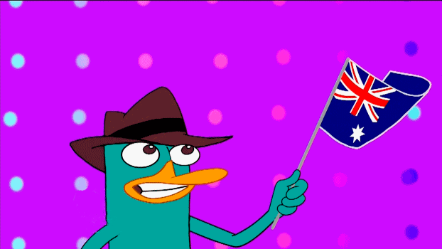 GIFs de bandera australiana - 24 imágenes animadas gratis