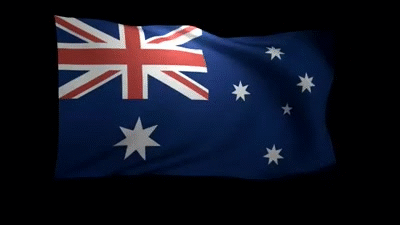 GIFs de bandera australiana - 24 imágenes animadas gratis