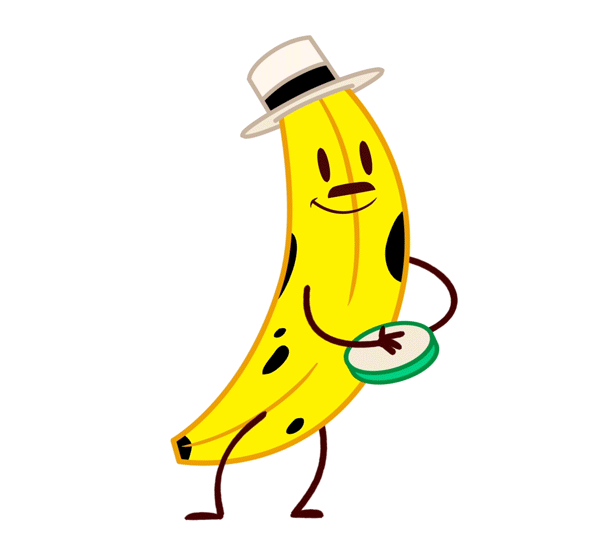 GIFs de Bananas - 100 melhores imagens animadas de banana de graça