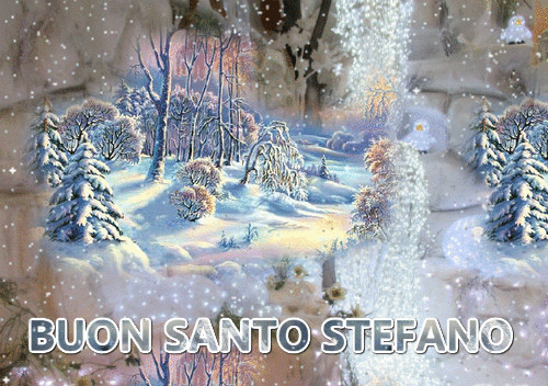 Le GIF di Buon Santo Stefano - 20 cartoline di auguri animati