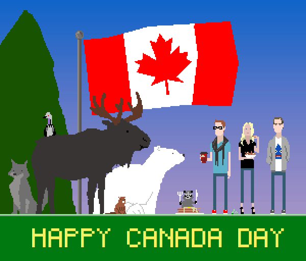 Flaga Kanady na GIF - 40 animowanych obrazów za darmo
