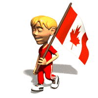 Kanadská vlajka na GIF - 40 animovaných obrázků zdarma
