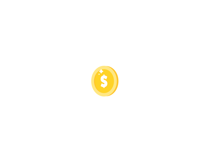 Le GIF di una moneta lanciante - Lancio della moneta, rotazione