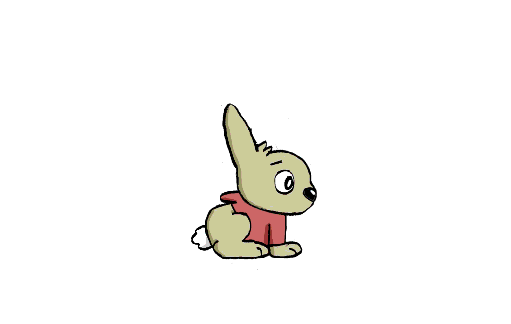 Smiling bunny gif