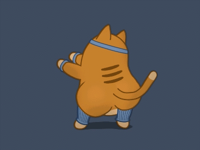 Le GIF con gatti danzanti - 65 divertenti immagini animate gratuite