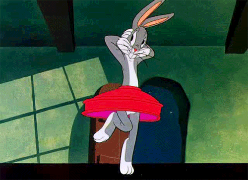 Animacja GIF tańczących króliczków i królików