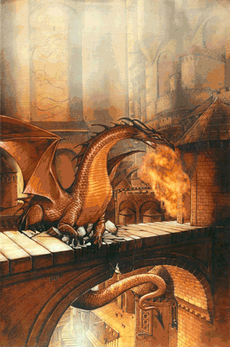 Гифки драконов - 114 анимированных GIF-изображений