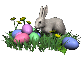 Velikonoční zajíček GIFy - 70 animovaných obrazů