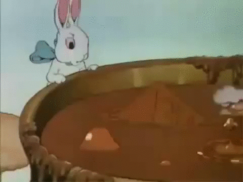 Påskkanin GIF - 70 animerade bilder av harar för påsk