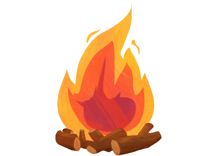 animated fire gif with transparent background