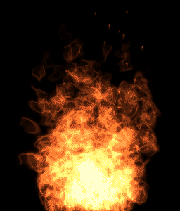 Brand på GIFs - 120 animerade flamma bilder gratis