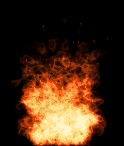 Гифки огня, горящего пламени - Более 120 анимированных GIF