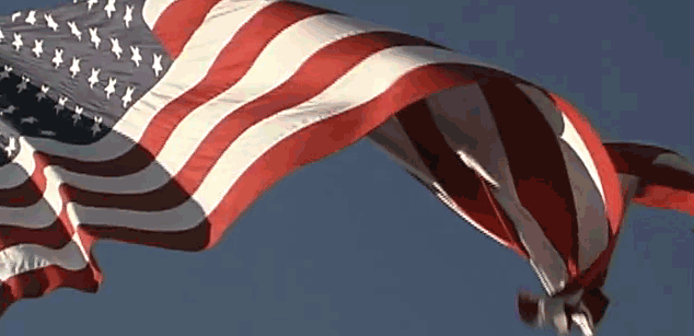 アメリカ合衆国の国旗GIF、アメリカの国旗アニメーション画像
