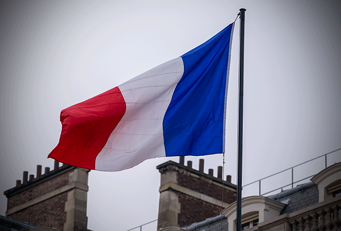Francouzská vlajka na GIF - 23 animovaných trikolorních obrázků zdarma