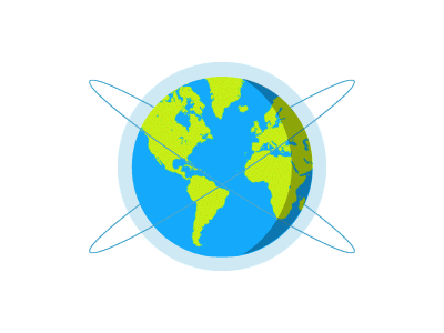 Globo GIF - Rotación de la Tierra en imágenes animadas gratis