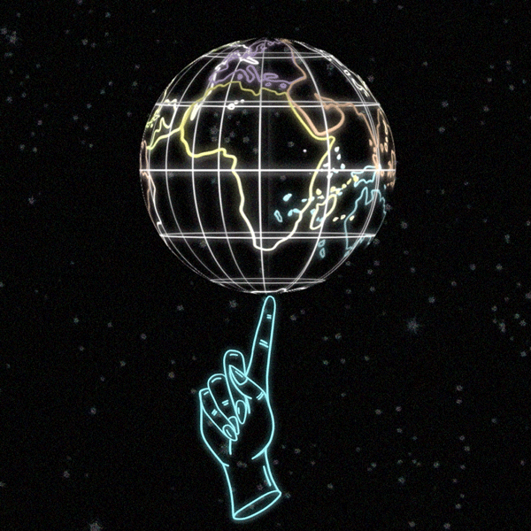 Гифки глобусов - Вращающаяся Земля на GIF анимациях