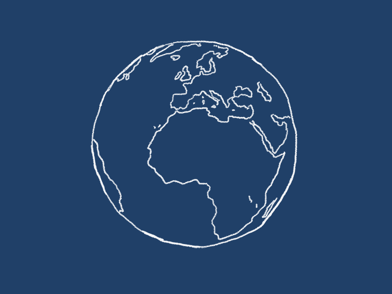 GIFs do globo - Girando a Terra gratuitamente em imagens animadas