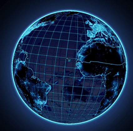 Le GIF del globo - Terra rotante su immagini animate gratuitamente