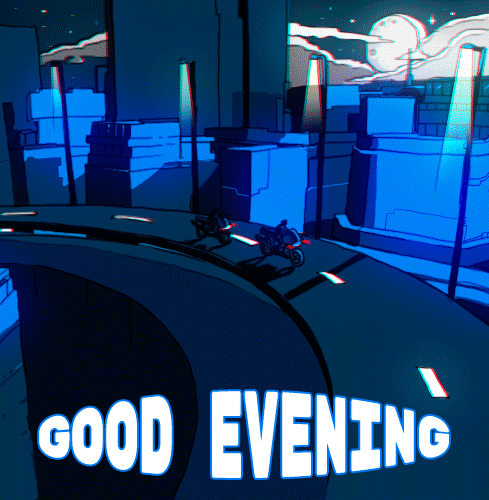 Good Evening GIFs - 50 Animated Pics of Evening Greetings and Wishes