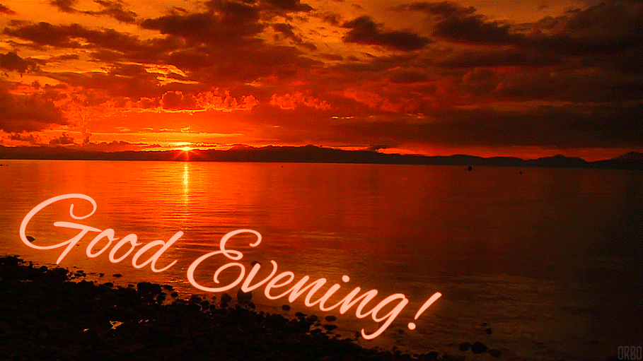 Good Evening GIFs - 50 Animated Pics of Evening Greetings and Wishes