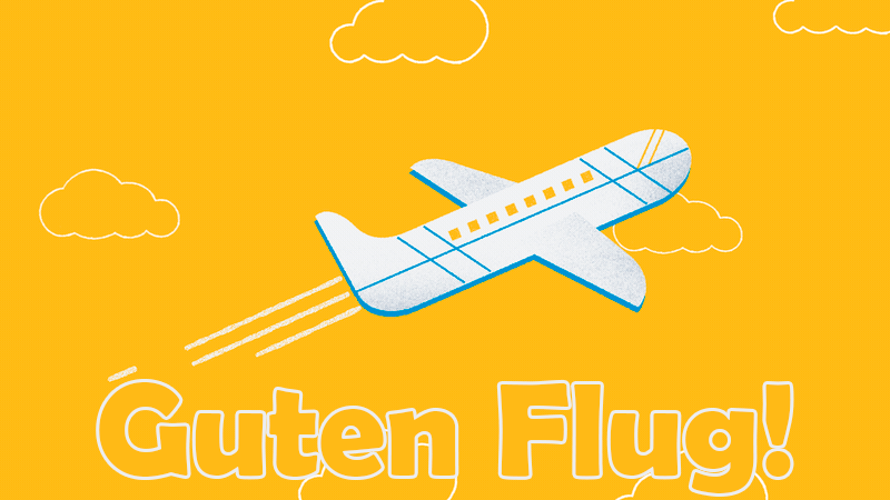 Guten Flug GIFs - 22 animierte Bilder mit Wünschen für einen guten Flug
