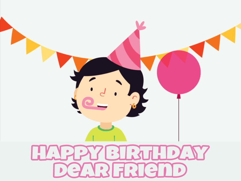 Happy Birthday Friend GIFs - 50 Animated Greeting Cards For Free