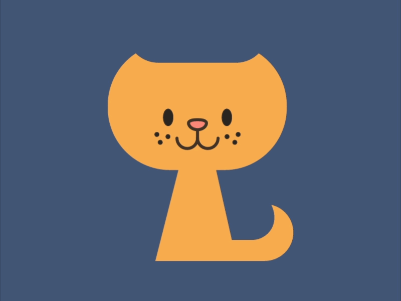 Гифки счастливых котов - 35 анимированных кошек, полных радости